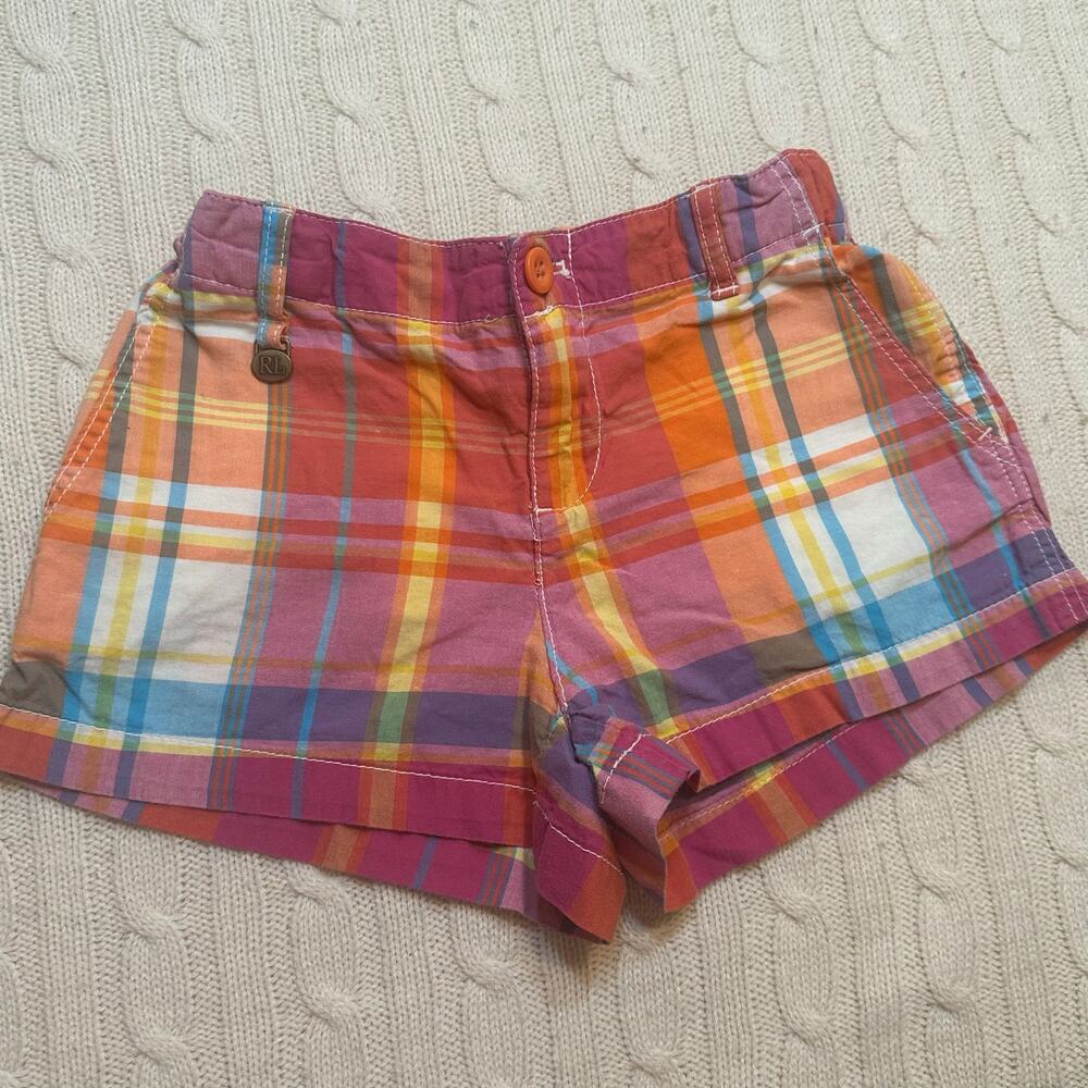 Polo Ralph Lauren Plaid Shorts sz 6 - Picture 8 of 9
